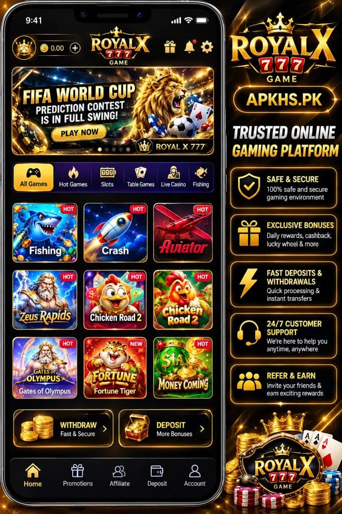Royalpk777 Game mobile app preview