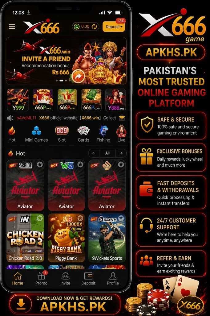 X666 Game mobile app preview