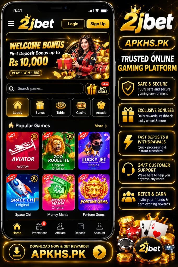 2JBET Game mobile app preview